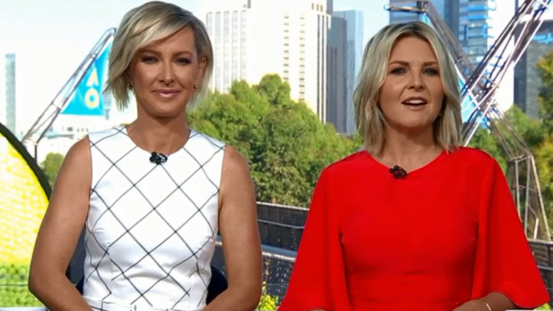 Deb Knight and Georgie Gardner on the "new-look Today".