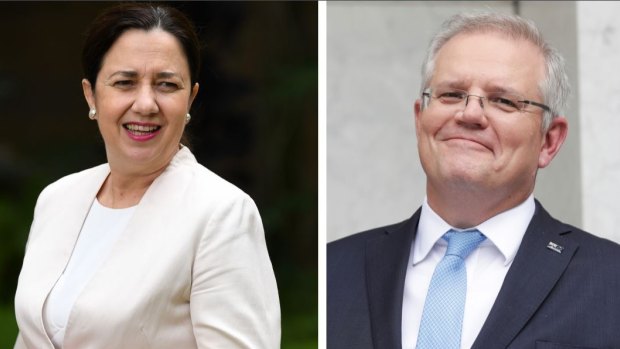 Premier Annastacia Palaszczuk had previously praised Scott Morrison's leadership through the coronavirus crisis.