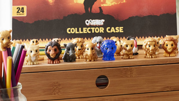 Woolworths' Lion King Ooshies giveaway has helped drive sales higher. 