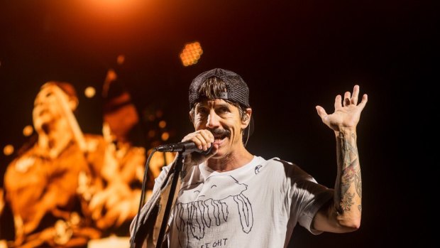 Anthony Kiedis (singer) and Chad Smith (drummer) brought some funk and lots of energy to nib Stadium.