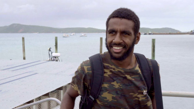 Jimi Bani directs his son Dmitri Ahwang-Bani (pictured) in Yatha Pathay on ABC iview. 