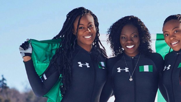 Nigerian bobsledders Akuoma Omeoga, Seun Adigun and Ngozi Onwumere will field the first bobsled team from the entire continent of Africa in PyeongChang.