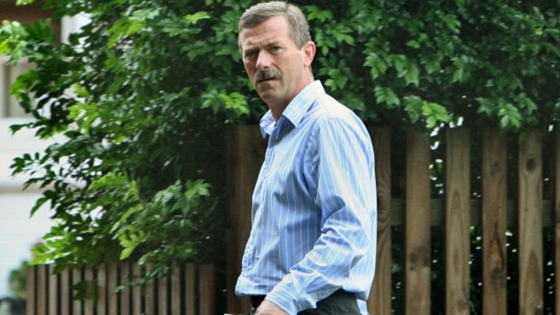 Vito Zepinic pictured outside his Turramurra home in 2008 before he left for London.