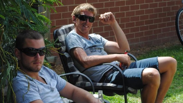 James Travers, 32, [right] died in a hit-run crash in Geelong.