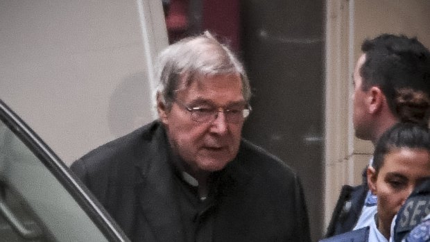 Pell appears at the Supreme Court for his appeal.