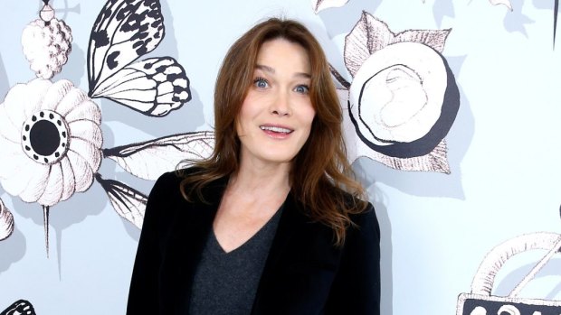 Singer and former French first lady, Carla Bruni Sarkozy, sets the chic bar high. 