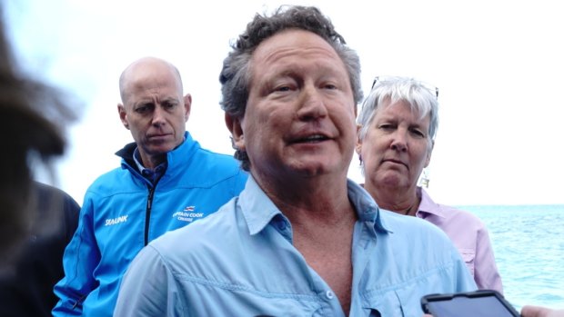 Andrew Forrest said there is the potential for a deficit in iron ore supply.