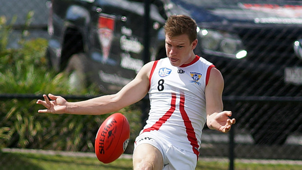 Mitch Maguire was named Canberra Demons' best-and-fairest.