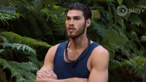 Justin Lacko, the I'm a Celebrity model.