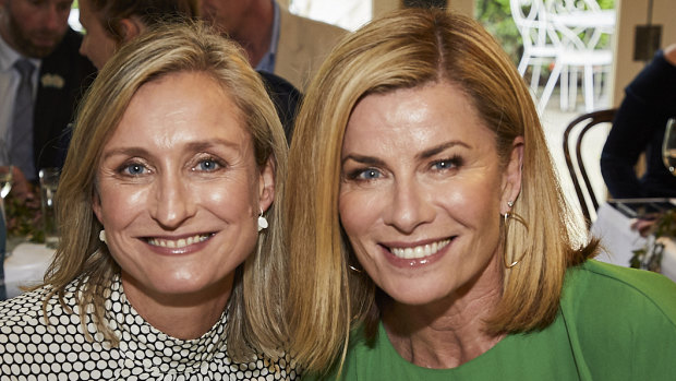 Deborah Hutton (right) and editor Lisa Green at House and Garden Top 50 Rooms event.