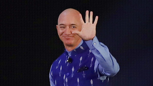 Amazon founder Jeff Bezos ended Monday some $18.5 billion richer. 