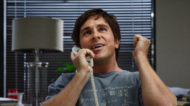 Christian Bale as hedge fund maestro Michael Burry in The Big Short. 