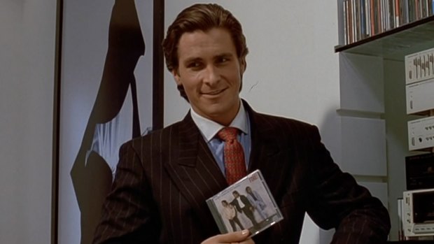 Christian Bale in the movie American Psycho.