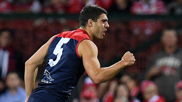 Bouncing back: Coach Simon Goodwin was pleased with Christian Petracca.