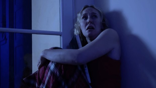Winner of seven awards after being shot for $26,000: Allison Lobel in Levi Austin Morris’ horror film Paralysis.