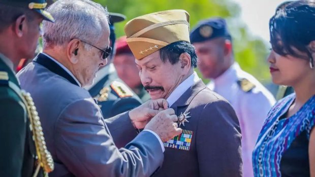 Ramos-Horta, Cumartesi günü eski Endonezyalı general Abdullah Mahmud Hendropriyono'ya ödül verdi. 