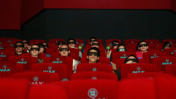 Box office sales in China are stuttering as the economy slows down. 