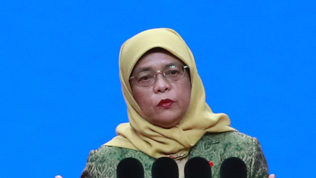 Singapore's President Halimah Yacob.