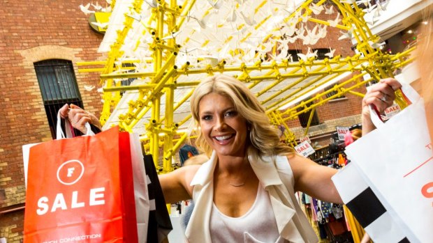 Shoppers converge on GPT"s Melbourne Central to make the most of the sales