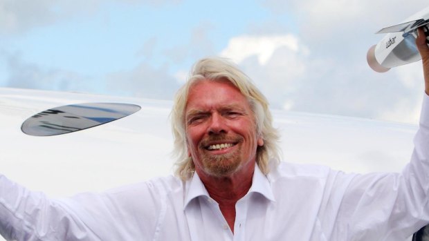 Richard Branson plans to turn Virgin Galactic into the "very first publicly listed human spaceflight company".