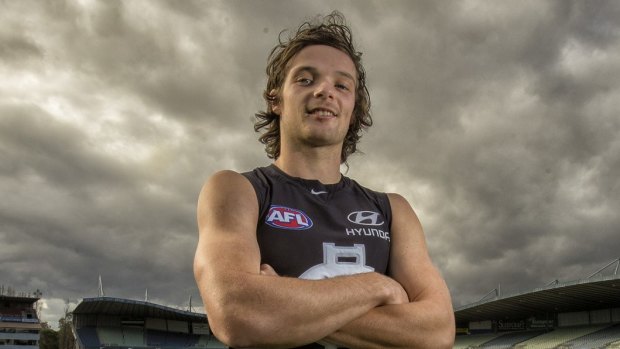 Dylan Buckley during his days playing for Carlton.