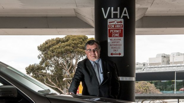 Hire car driver Tony Sheridan has taken on Melbourne Airport over parking fines - and won.