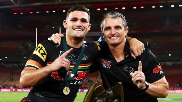 Nathan and Ivan Cleary are great mates as well as father and son, coach and player.
