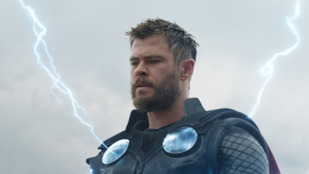 Chris Hemsworth as Thor in Avengers: Endgame.