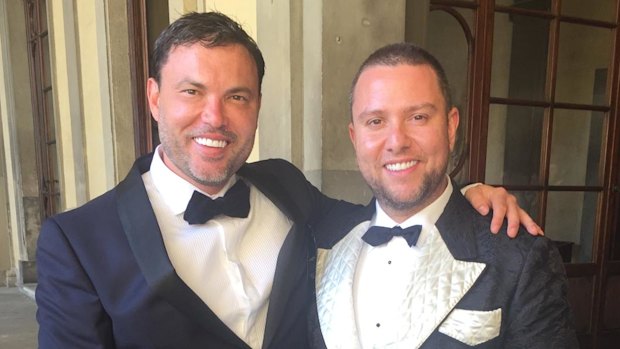 Falling out: Ben Scott (left) and James Kennedy, the creators of Luxe Listings.