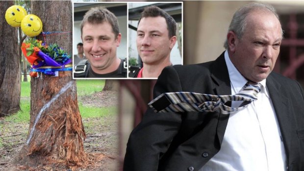 Family members of Ben and Luke Ramsay (inset) say they have never been allowed to get over losing the two men in a car crash as they have waited nearly eight years for the court case involving driver Joe Fenech (above).