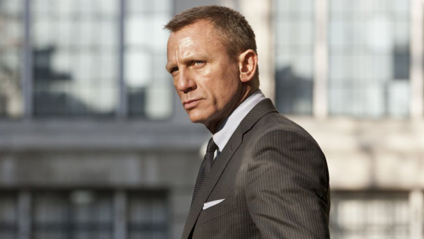 You can bet your bottom dollar you'd get great service at the car dealer's if you brought Daniel Craig, silent in his suit.