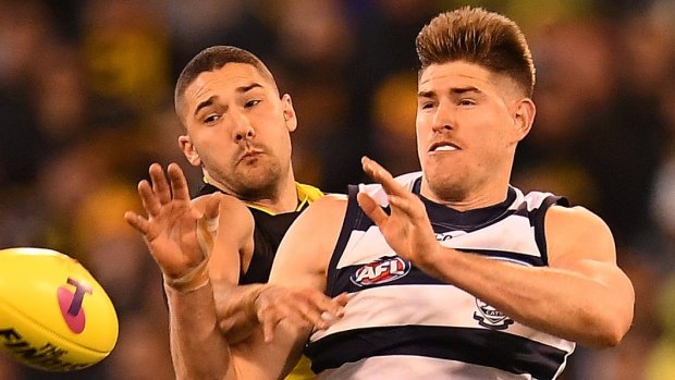 Geelong's Zac Smith has suffered an injury setback.