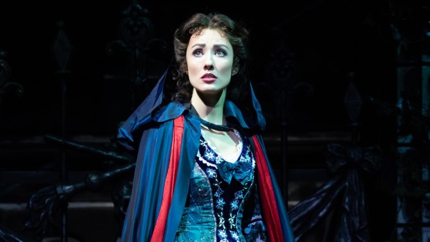 Australian Claire Lyon in Phantom of the Opera.