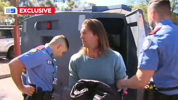 Fallen Eagles star Ben Cousins is behind bars after being arrested in Victoria Park.