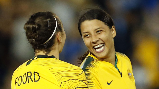 Star power: The Matildas have a real chance of winning the World Cup next year.