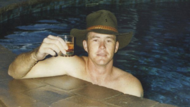 “Postcard Bandit” Brenden Abbott at a Gold Coast hotel in 1995.