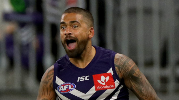 Attracting plenty of interest: Fremantle's Bradley Hill, who wants to leave the Dockers.