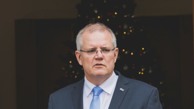 Prime Minister Scott Morrison announces the appointment of David Hurley as governor-general on Sunday.

