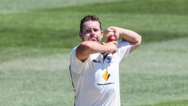 Shaky ground: Jon Holland's place in the second Test would be in doubt if selectors opt for three pacemen.