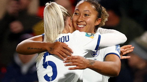 England’s Lauren James scored twice to help her side to a 6-1 victory over China.