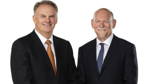 One Nation's NSW upper house representatives Mark Latham and Rob Roberts.