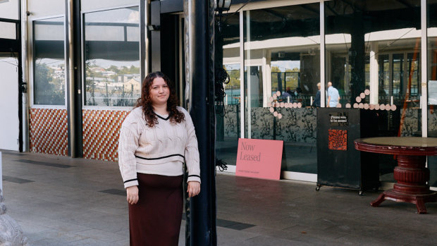 Chef Ashley-Maree Kent outside Sbagliata.