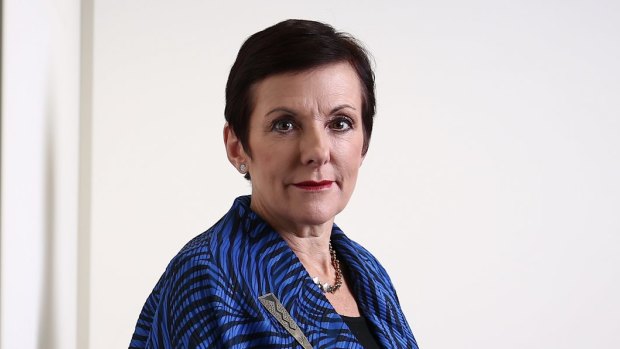 Kate Carnell, incoming Chief Executive of the Australian Chamber of Commerce and Industry, at her office in Canberra on Friday 16 May 2014.
Photo: Alex Ellinghausen