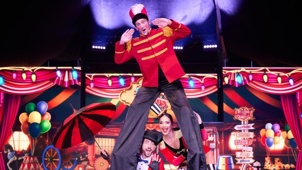 Circus Fun House is the first kids’ show under the big top at Pink Flamingo Brisbane.