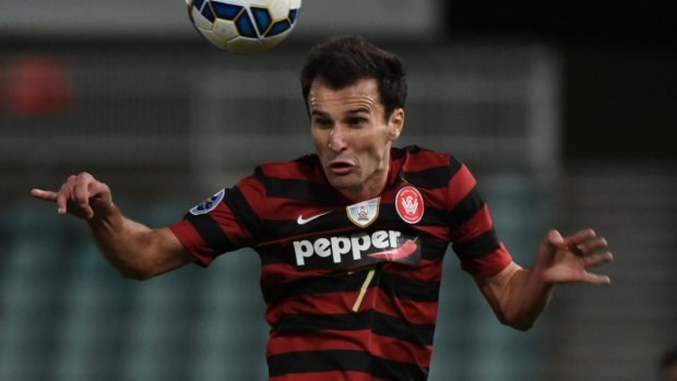 Back in black and red: Labinot Haliti is set for a coaching return to the Western Sydney Wanderers. 
