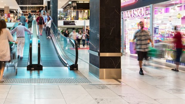 The Macquarie Centre shopping mall, in north-west Sydney, is one of a handful of assets in the $4.5 billion AMP Capital Diversified Property Fund. 