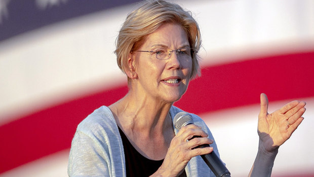 Democratic presidential candidate Senator Elizabeth Warren.