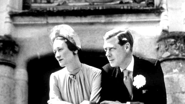 The Duchess and Duke of Windsor at their 1937 wedding, five months after Edward VIII's abdication from the British throne.