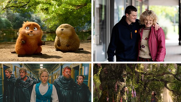 (From left) Scenes from Hoppers, I Swear, They Will Kill You and The Magic Faraway Tree.