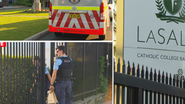 Five boys charged following stabbing outside western Sydney school